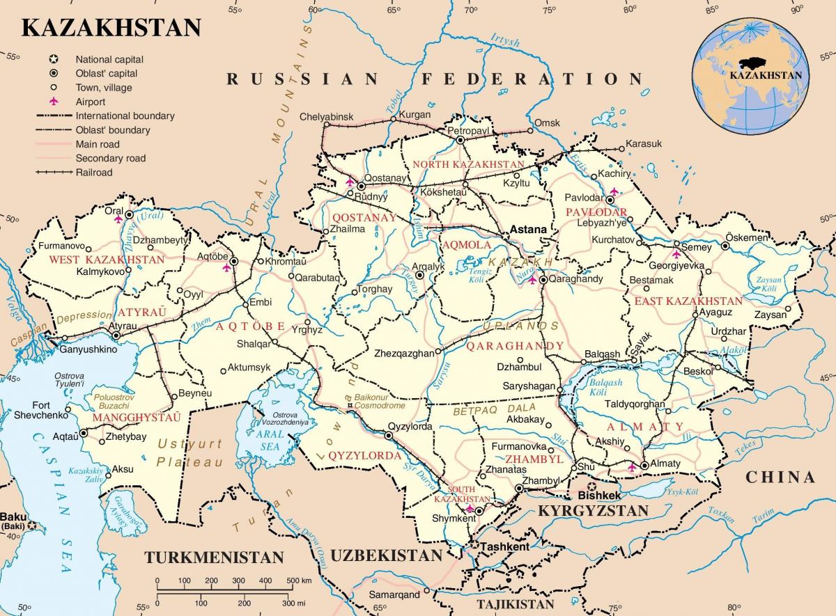 Kazakistan vend hartë