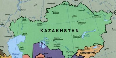 Harta e almaty Kazakistan