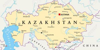 Harta e astana Kazakistan